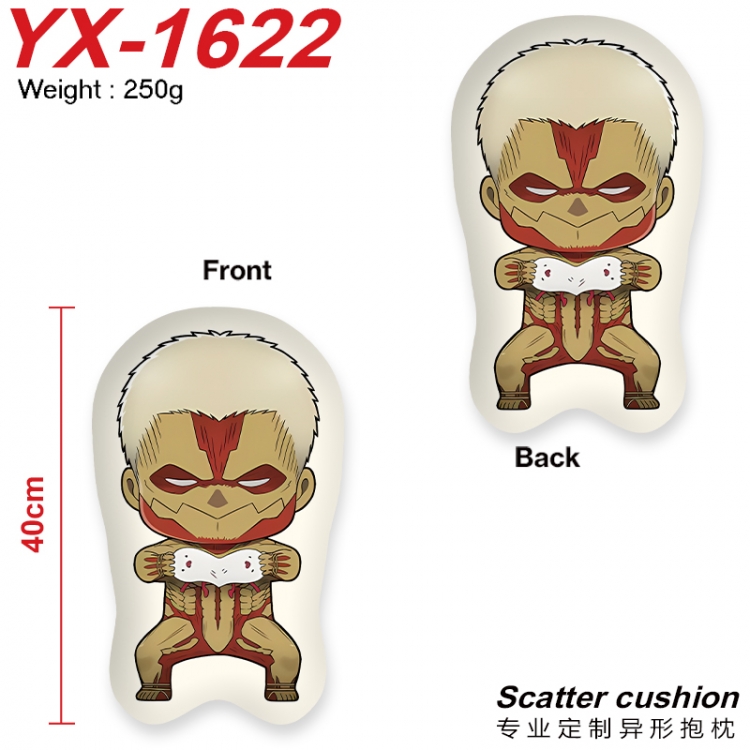 Shingeki no Kyojin Crystal plush shaped plush doll pillows and cushions 40CM YX-1622