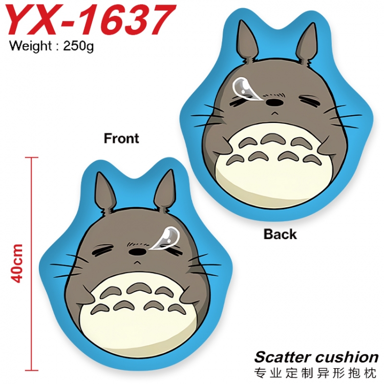 TOTORO Crystal plush shaped plush doll pillows and cushions 40CM YX-1637