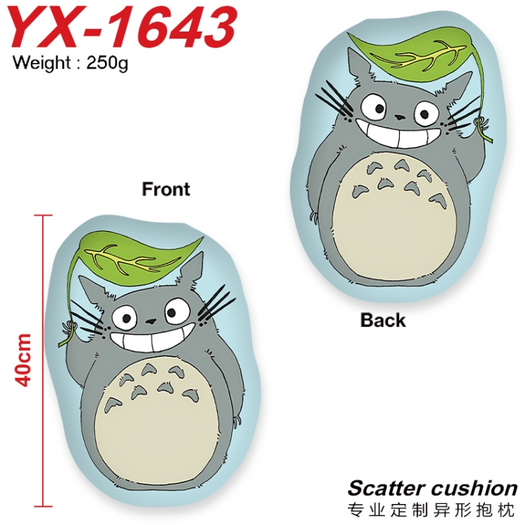 TOTORO Crystal plush shaped plush doll pillows and cushions 40CM  YX-1643