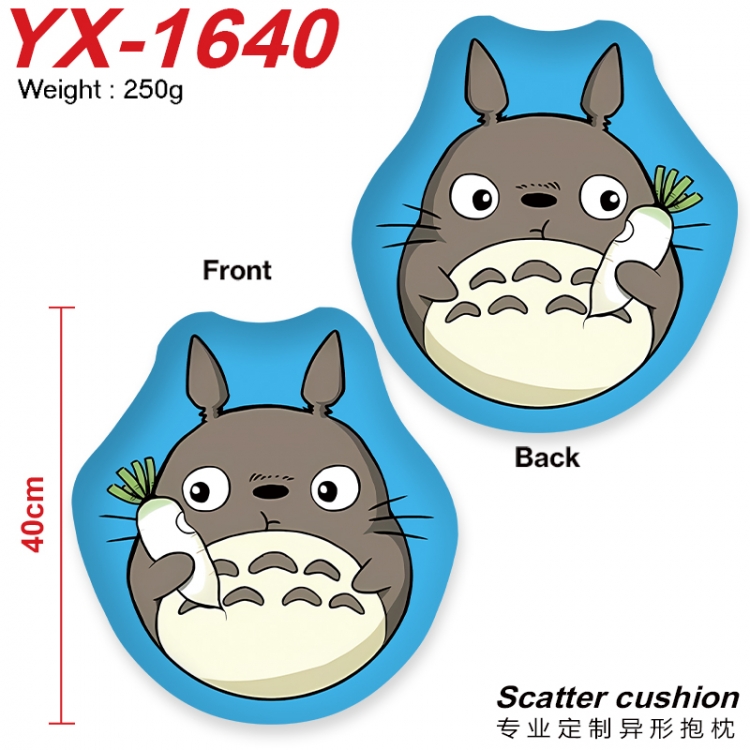 TOTORO Crystal plush shaped plush doll pillows and cushions 40CM YX-1640