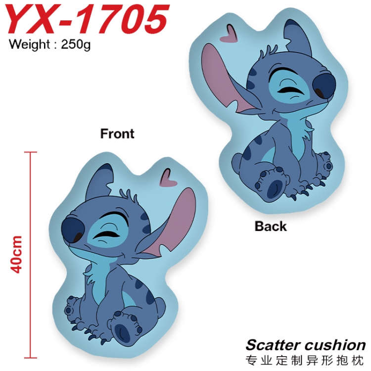 Lilo & Stitch Crystal plush shaped plush doll pillows and cushions 40CM