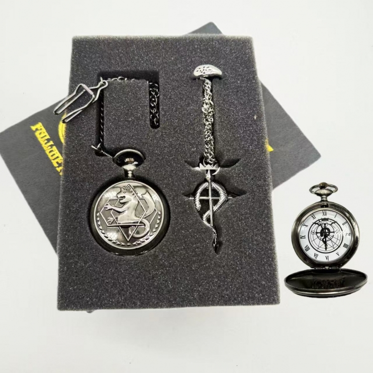 Fullmetal Alchemist  3-piece pocket watch set