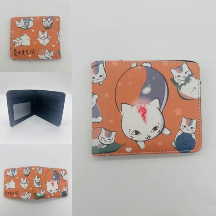 Natsume_Yuujintyou Full color Two fold short card case wallet 11X9.5CM 