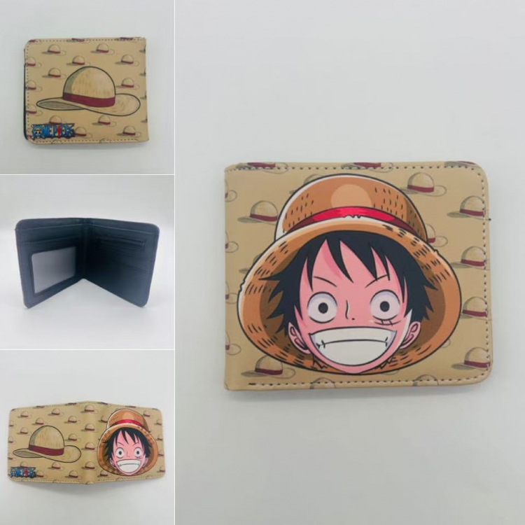 One Piece Full color Two fold short card case wallet 11X9.5CM 