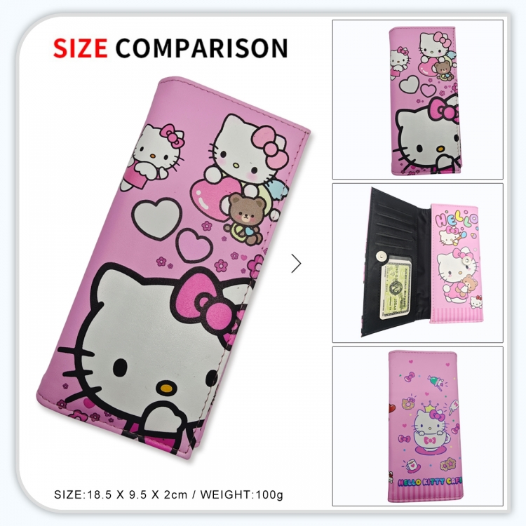 sanrio Anime wallet long wallet buckle storage bag 18.5x9.5x2CM 100g ‌GG-020