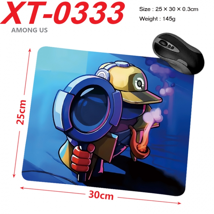 Among us Anime peripheral new lock edge mouse pad 25X30cm  XT-0333