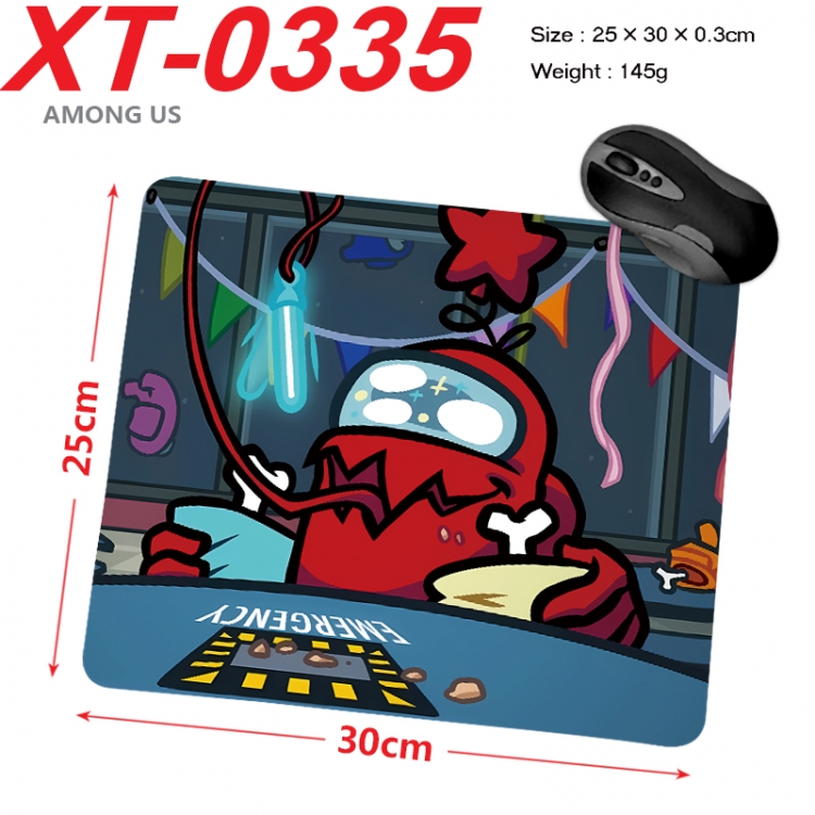 Among us Anime peripheral new lock edge mouse pad 25X30cm XT-0335