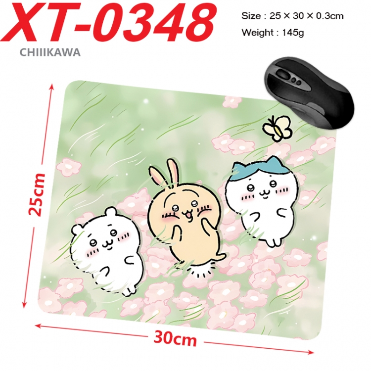 Chiikawa Anime peripheral new lock edge mouse pad 25X30cm XT-0348