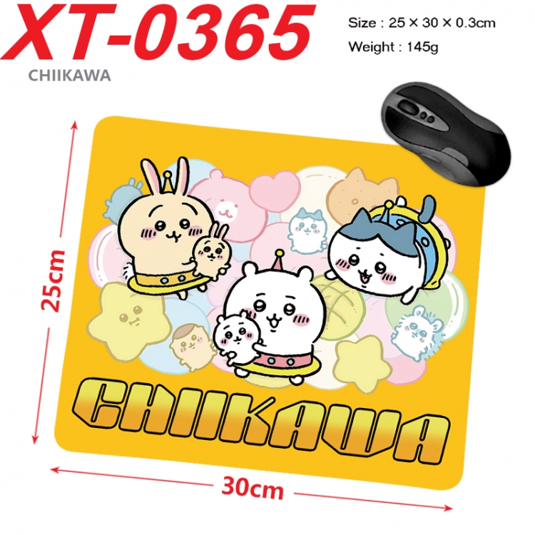 Chiikawa Anime peripheral new lock edge mouse pad 25X30cm XT-0365