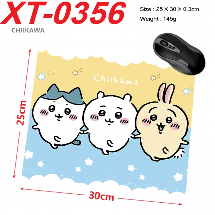 Chiikawa Anime peripheral new lock edge mouse pad 25X30cm XT-0356