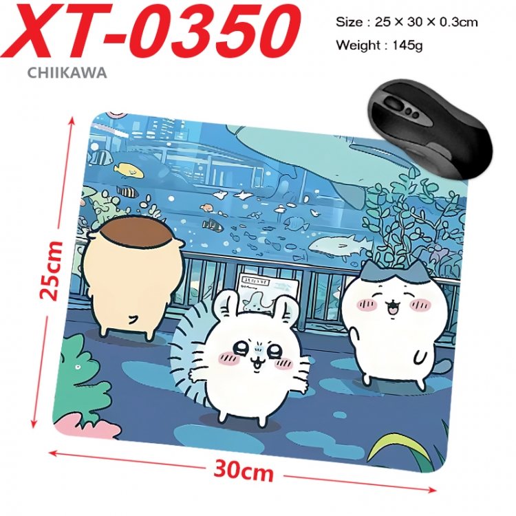 Chiikawa Anime peripheral new lock edge mouse pad 25X30cm XT-0350