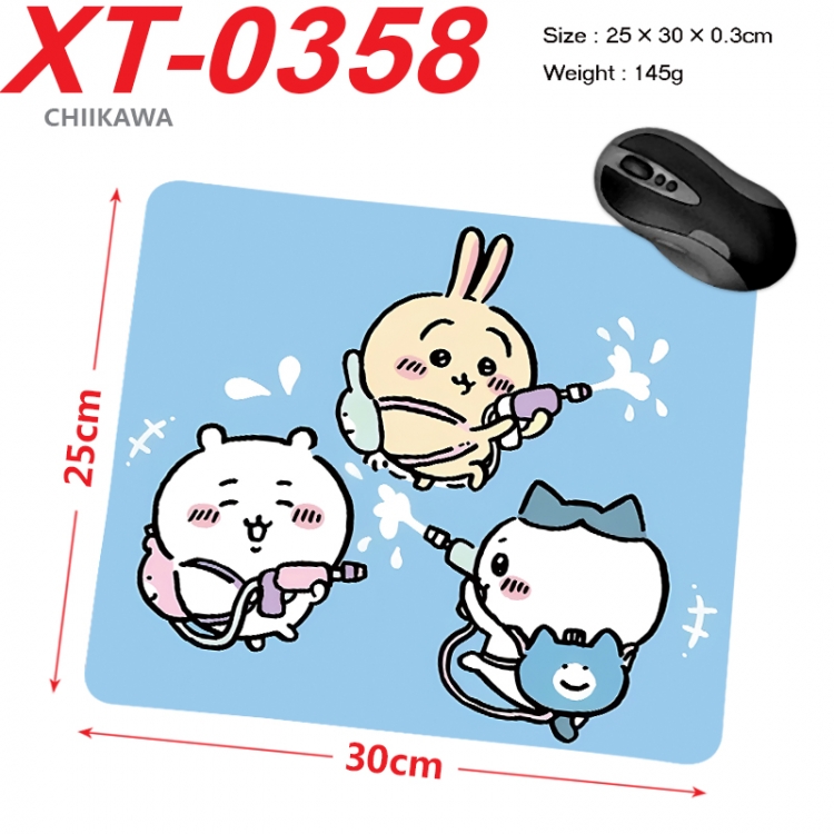 Chiikawa Anime peripheral new lock edge mouse pad 25X30cm  XT-0358