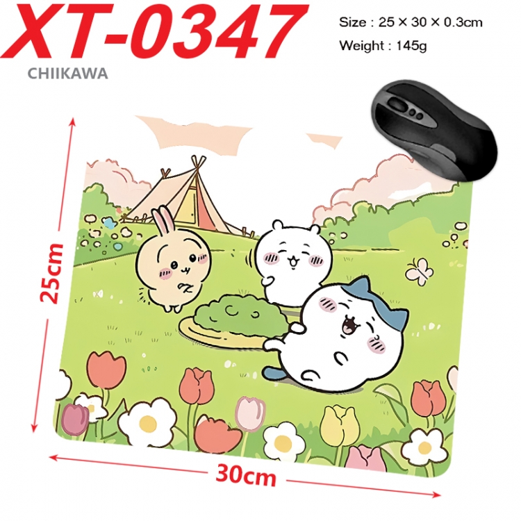 Chiikawa Anime peripheral new lock edge mouse pad 25X30cm XT-0347