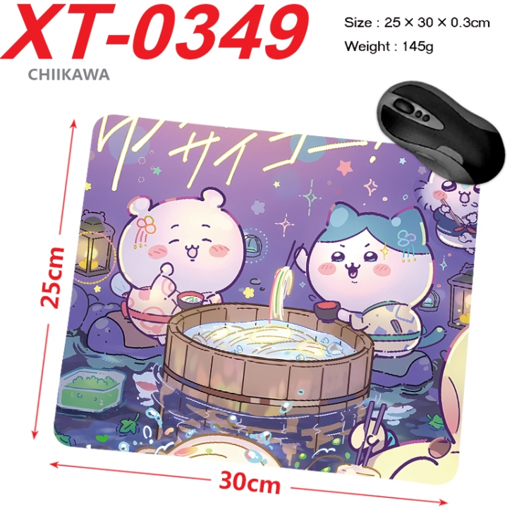 Chiikawa Anime peripheral new lock edge mouse pad 25X30cm XT-0349