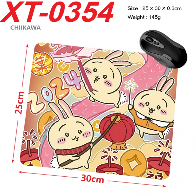 Chiikawa Anime peripheral new lock edge mouse pad 25X30cm XT-0362