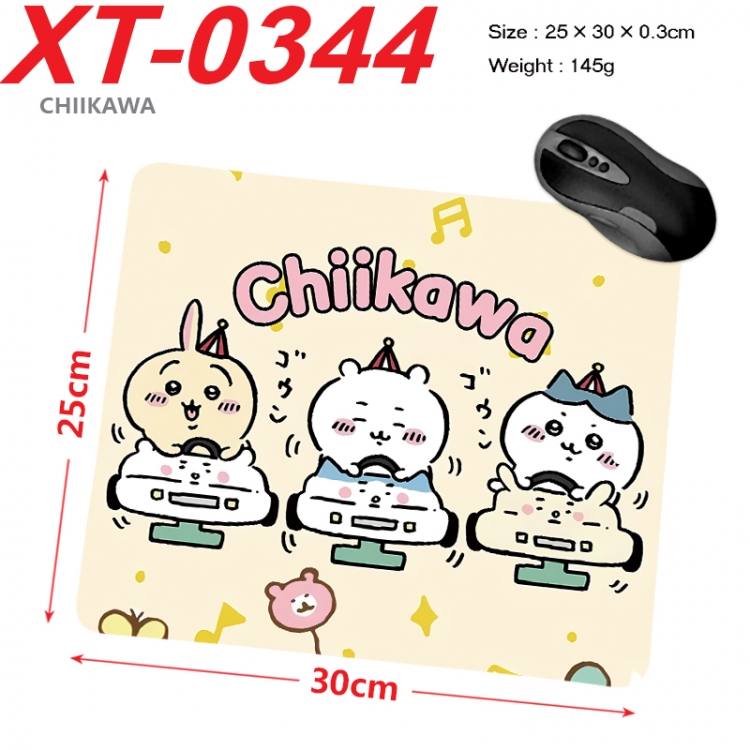 Chiikawa Anime peripheral new lock edge mouse pad 25X30cm XT-0344