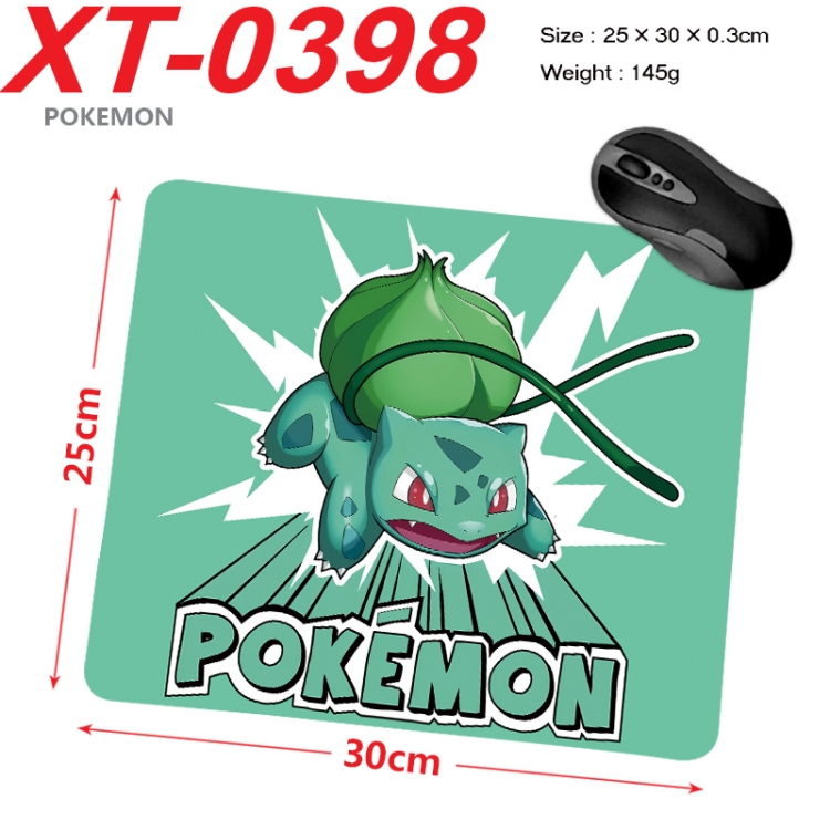 Pokemon Anime peripheral new lock edge mouse pad 25X30cm  XT-0398