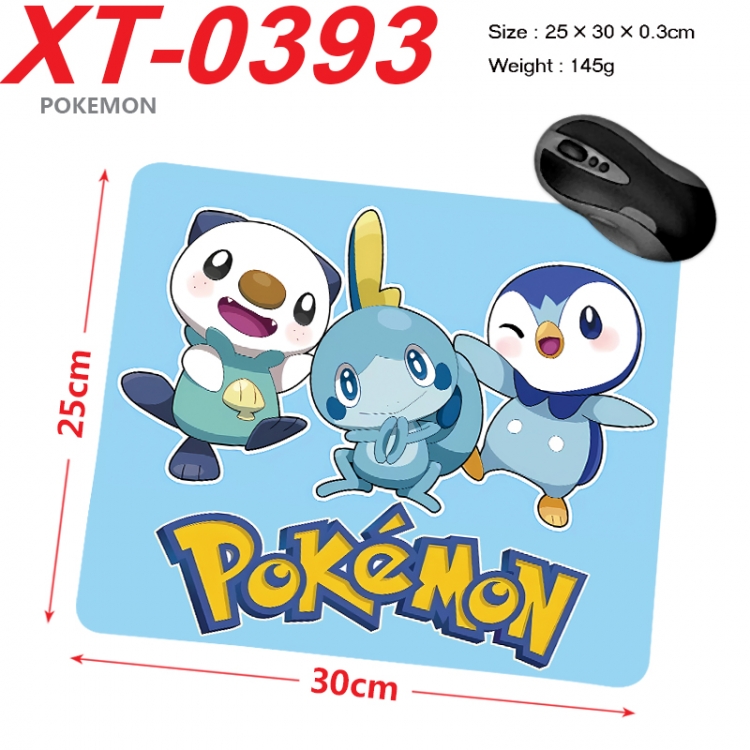 Pokemon Anime peripheral new lock edge mouse pad 25X30cm XT-0393