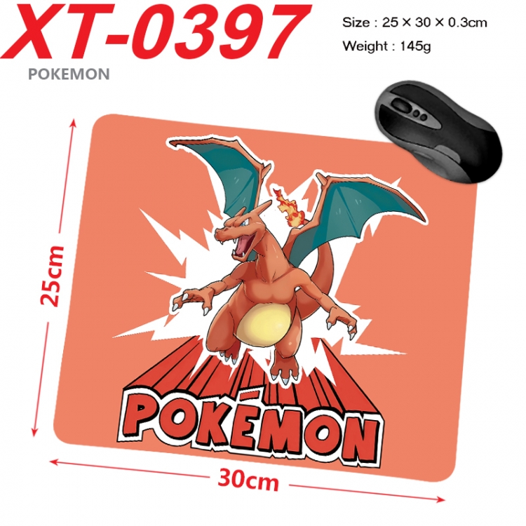 Pokemon Anime peripheral new lock edge mouse pad 25X30cm XT-0397