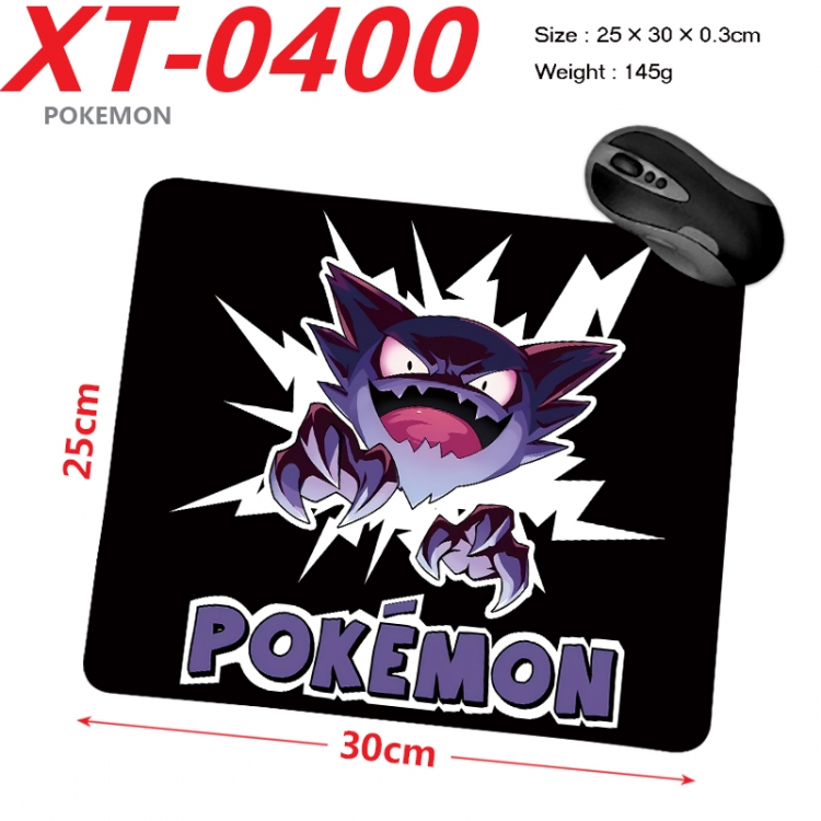 Pokemon Anime peripheral new lock edge mouse pad 25X30cm XT-0400