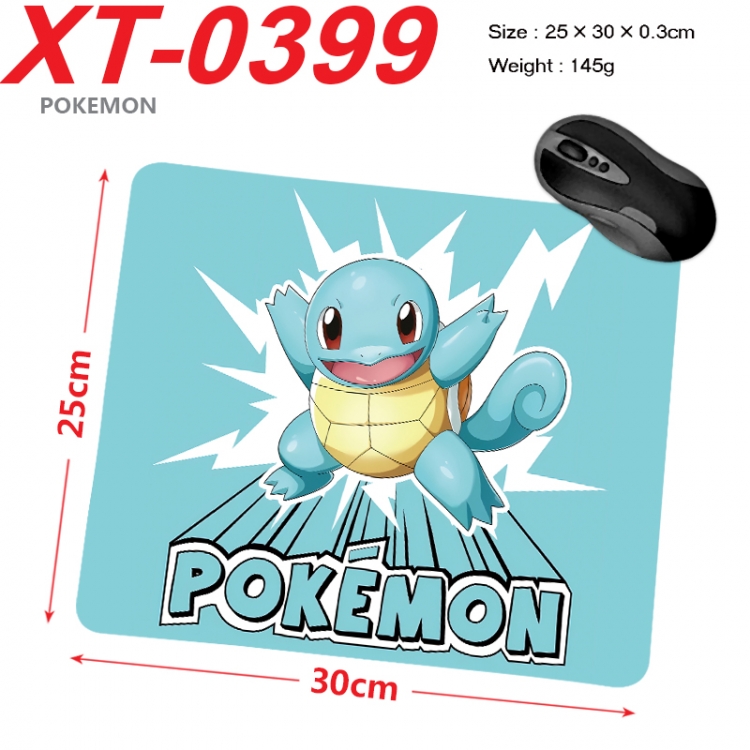 Pokemon Anime peripheral new lock edge mouse pad 25X30cm XT-0399