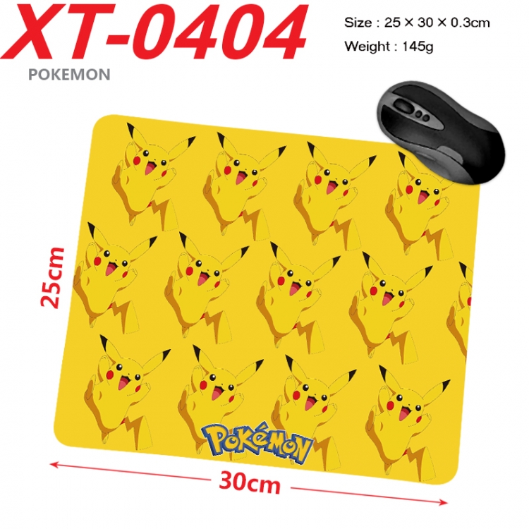 Pokemon Anime peripheral new lock edge mouse pad 25X30cm  XT-0404