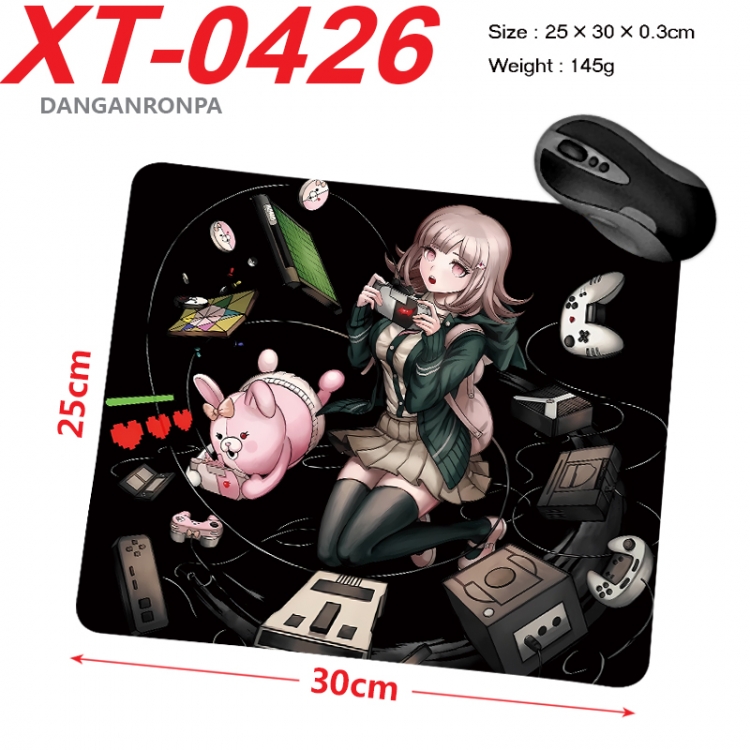 Dangan-Ronpa Anime peripheral new lock edge mouse pad 25X30cm XT-0426