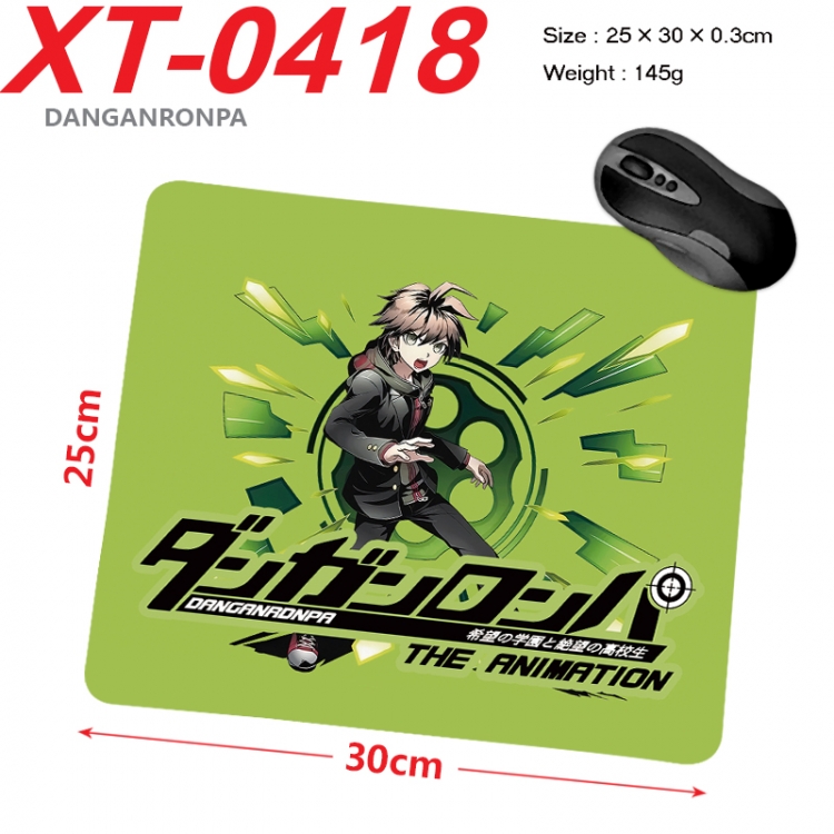 Dangan-Ronpa Anime peripheral new lock edge mouse pad 25X30cm  XT-0418