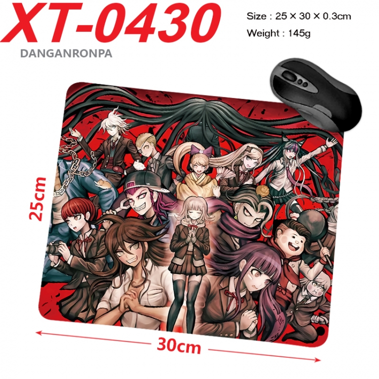 Dangan-Ronpa Anime peripheral new lock edge mouse pad 25X30cm XT-0430