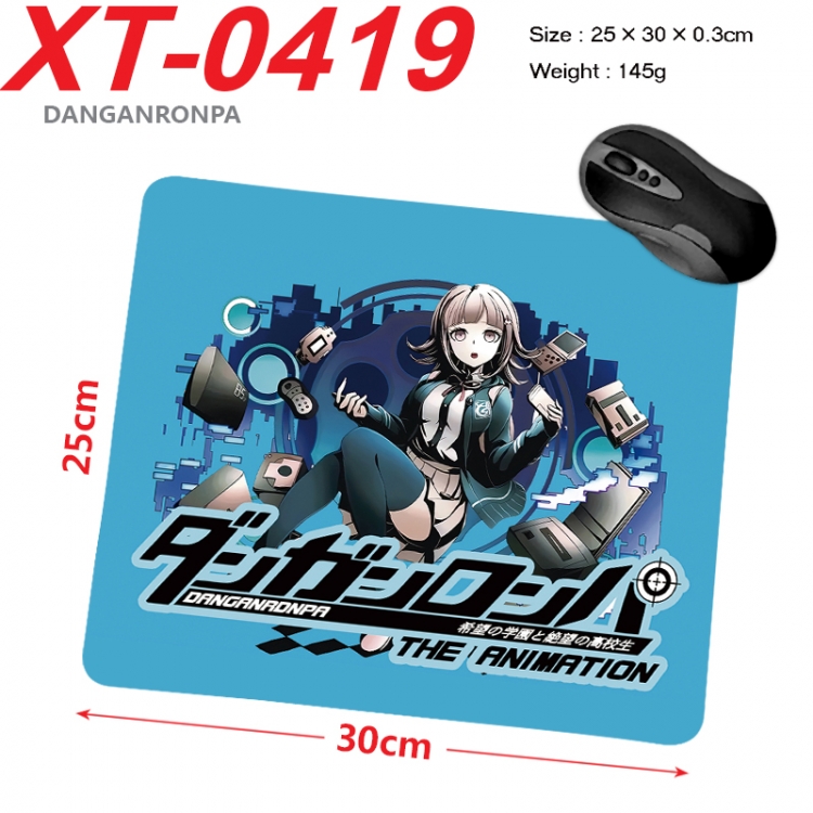 Dangan-Ronpa Anime peripheral new lock edge mouse pad 25X30cm  XT-0419