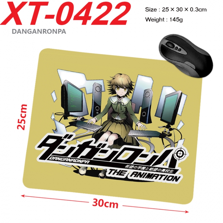 Dangan-Ronpa Anime peripheral new lock edge mouse pad 25X30cm XT-0422