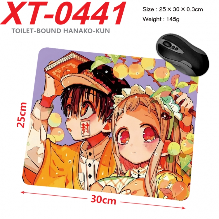 Toilet-bound Hanako-kun Anime peripheral new lock edge mouse pad 25X30cm  XT-0441