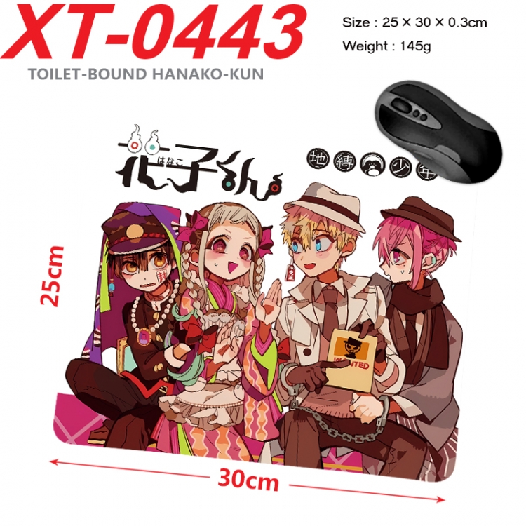 Toilet-bound Hanako-kun Anime peripheral new lock edge mouse pad 25X30cm  XT-0443