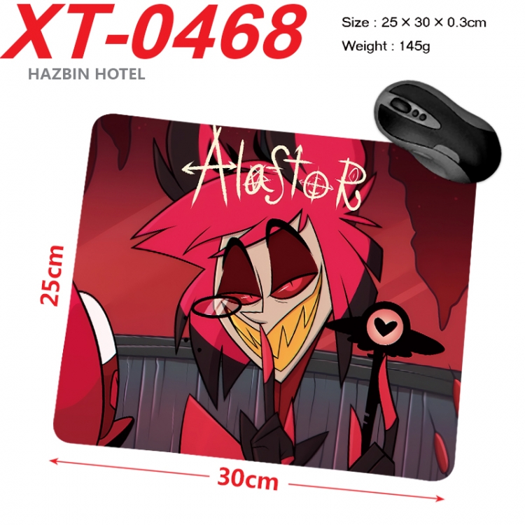 Hazbin Hotel Anime peripheral new lock edge mouse pad 25X30cm XT-0468