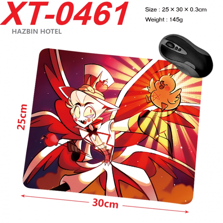 Hazbin Hotel Anime peripheral new lock edge mouse pad 25X30cm  XT-0461