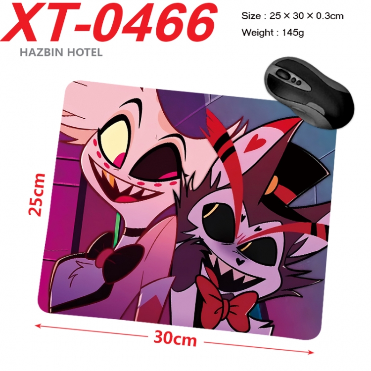 Hazbin Hotel Anime peripheral new lock edge mouse pad 25X30cm XT-0466