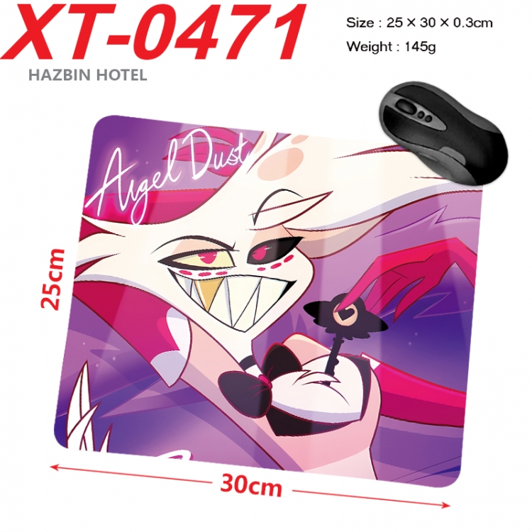 Hazbin Hotel Anime peripheral new lock edge mouse pad 25X30cm  XT-0471