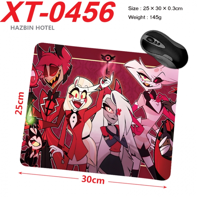 Hazbin Hotel Anime peripheral new lock edge mouse pad 25X30cm XT-0456