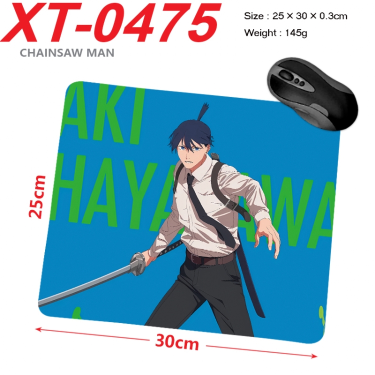 Chainsaw man Anime peripheral new lock edge mouse pad 25X30cm  XT-0475