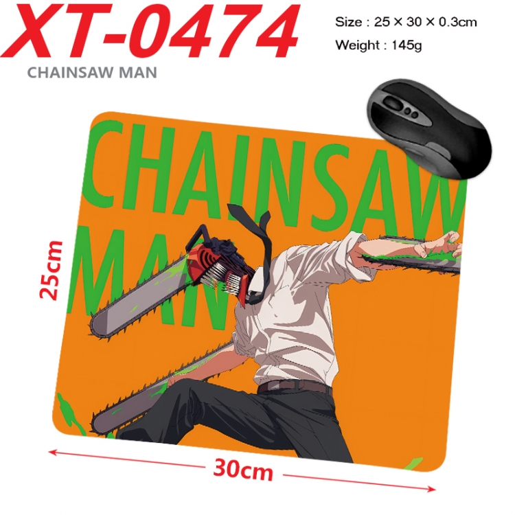 Chainsaw man Anime peripheral new lock edge mouse pad 25X30cm XT-0474