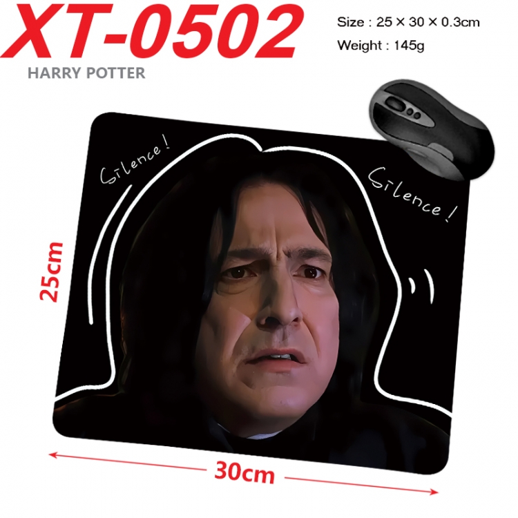 Harry Potter Anime peripheral new lock edge mouse pad 25X30cm XT-0502