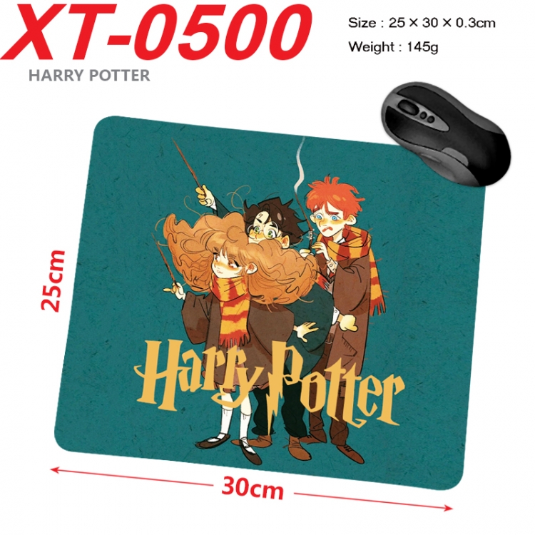 Harry Potter Anime peripheral new lock edge mouse pad 25X30cm  XT-0500