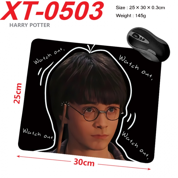 Harry Potter Anime peripheral new lock edge mouse pad 25X30cm XT-0503