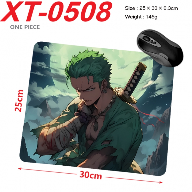 One Piece Anime peripheral new lock edge mouse pad 25X30cm