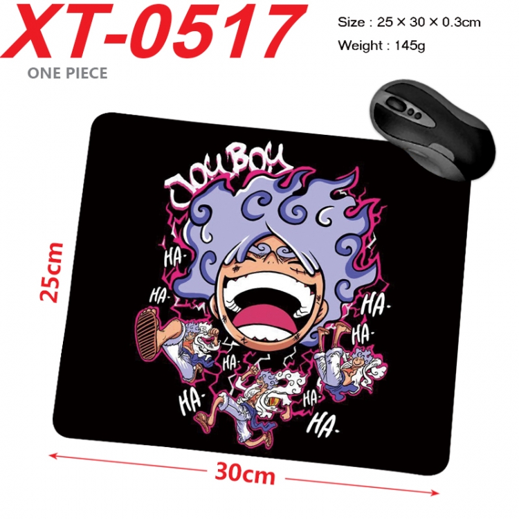 One Piece Anime peripheral new lock edge mouse pad 25X30cm