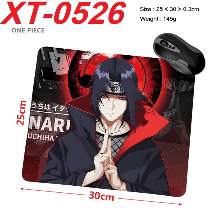 Naruto Anime peripheral new lock edge mouse pad 25X30cm XT-0526