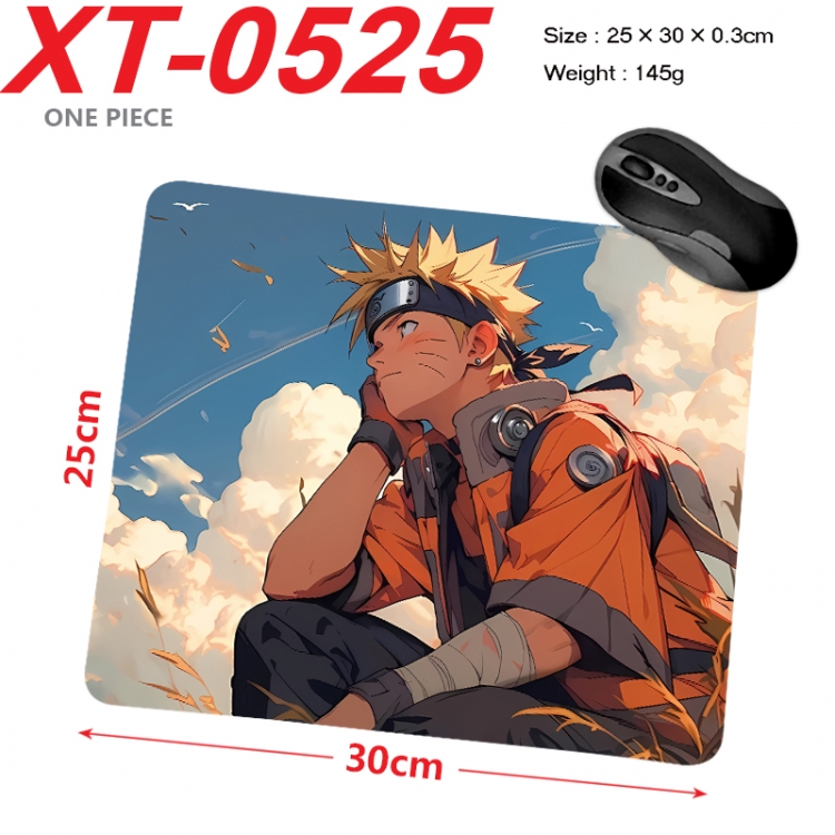 Naruto Anime peripheral new lock edge mouse pad 25X30cm  XT-0525