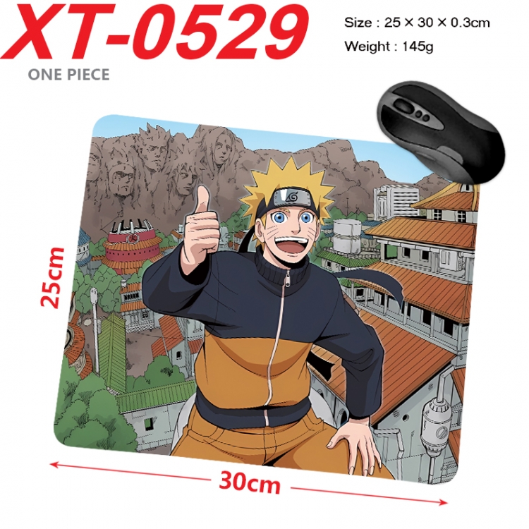 Naruto Anime peripheral new lock edge mouse pad 25X30cm  XT-0529