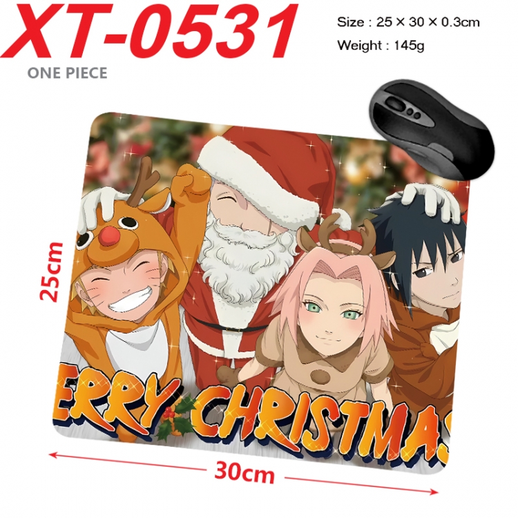 Naruto Anime peripheral new lock edge mouse pad 25X30cm  XT-0531