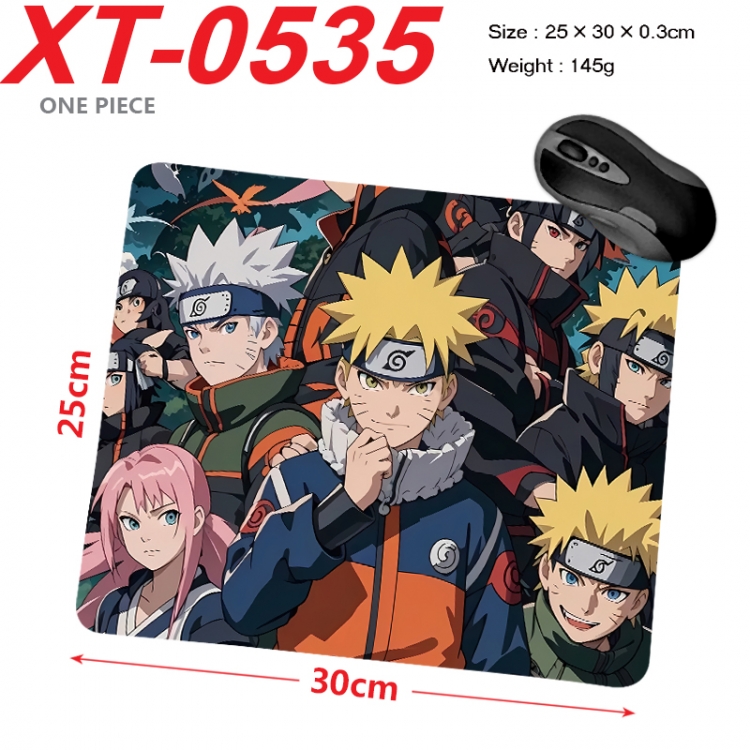 Naruto Anime peripheral new lock edge mouse pad 25X30cm XT-0535